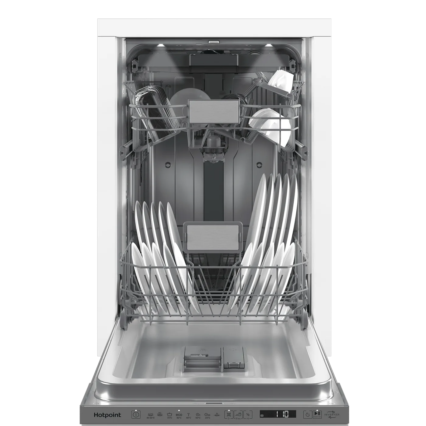 Встраиваемая посудомоечная машина 45 см Hotpoint HIS 2D85 DWT
