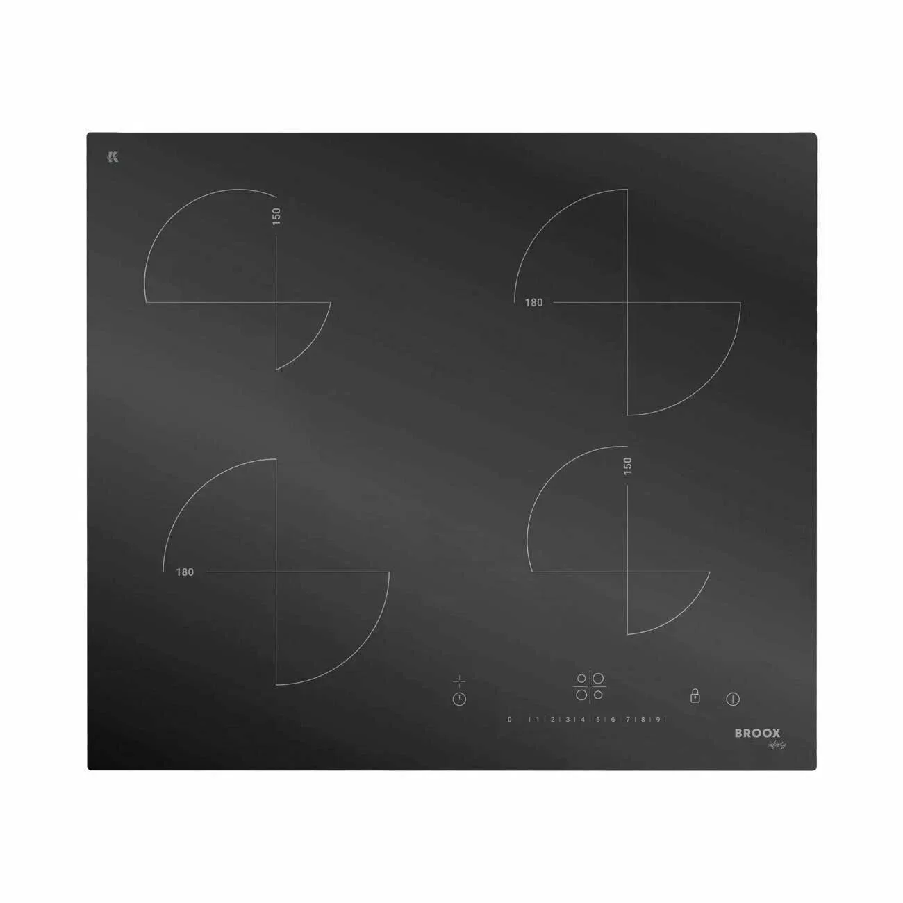 Встраиваемая электрическая панель BROOX ПЭВ 45 С simple