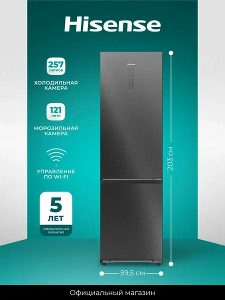 Холодильник двухкамерный Hisense RB5P410SAFE
