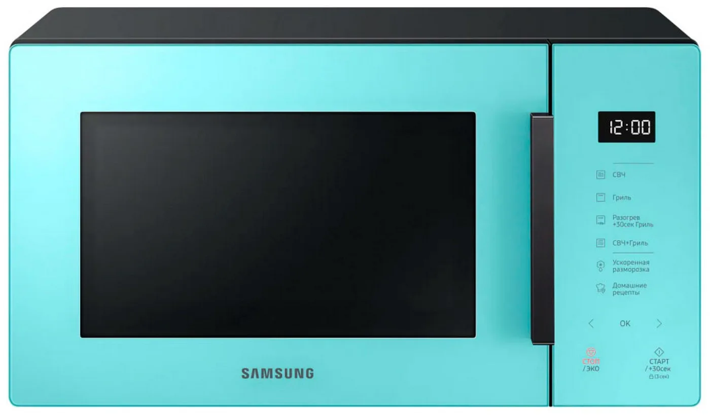 Микроволновая печь Samsung MG23T5018AN/BW бирюза